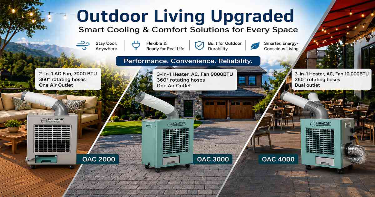 Outdoor Living Upgraded: Smart Cooling & Comfort Solutions for Every Space 