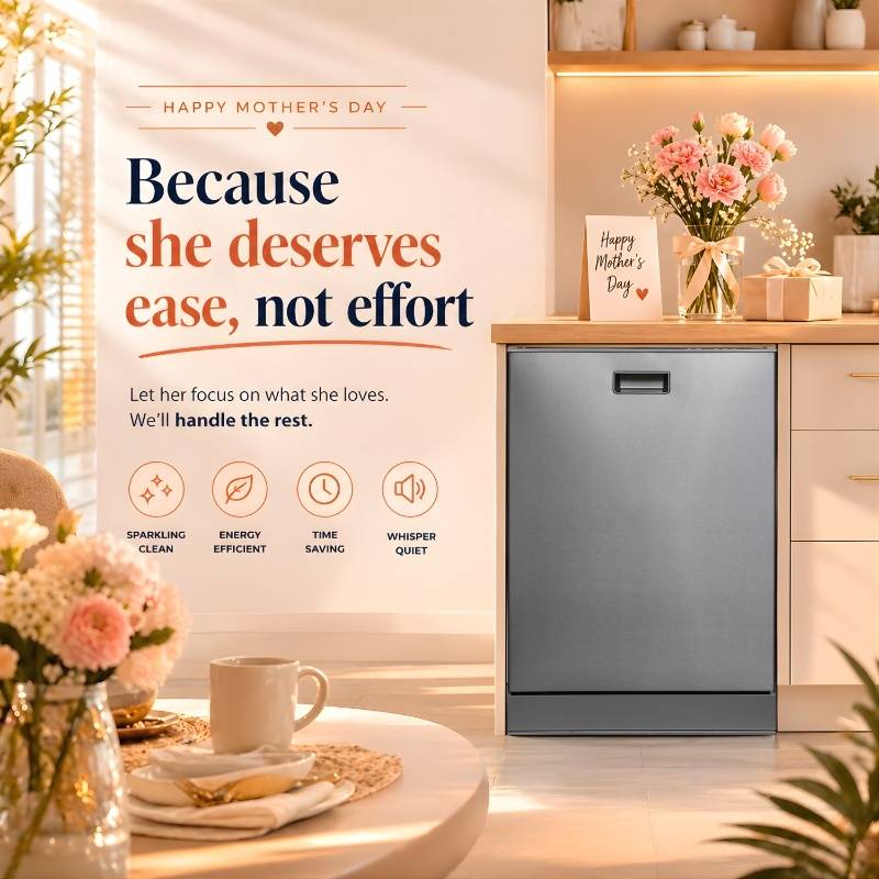 Equator 24 Inches Built-In Dishwasher w/ Top Control 15 Place Settings & 8 Wash Cycles
