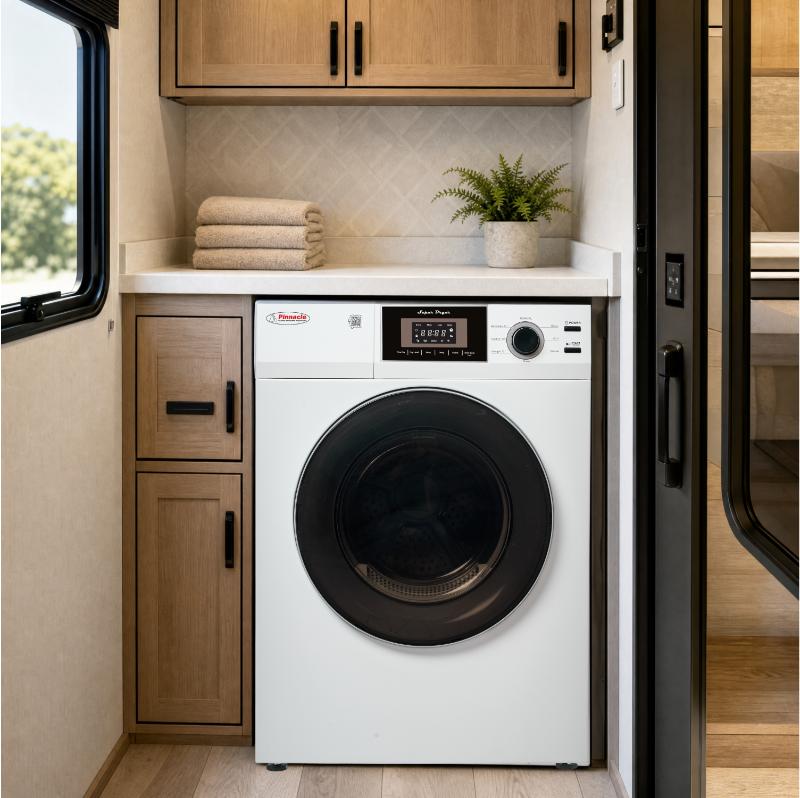 PREMIUM Compact 24 inch VENTED Dryer w/Washer SOCKET 3.1cf/13lb SENSOR 110V