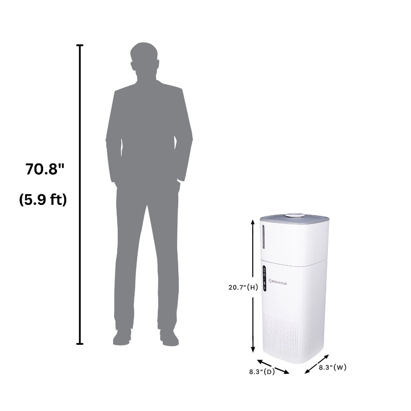 Air Purifier Sterilizer with Humidifier