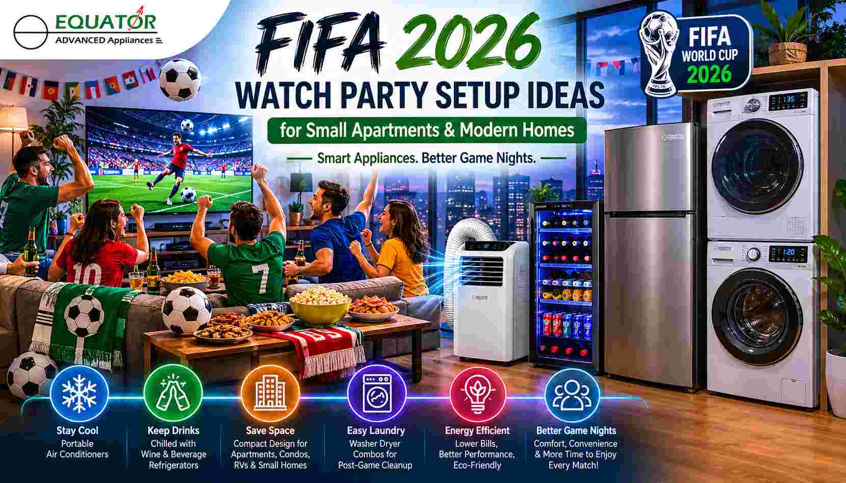 FIFA 2026 Watch Party Setup Ideas for Small Apartments and Modern Homes 