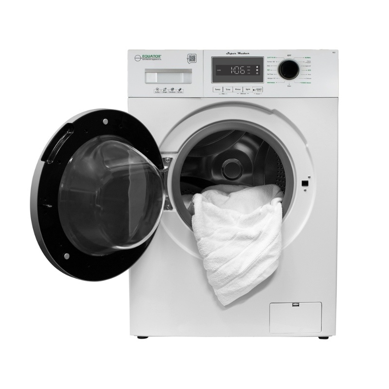 Equator Compact Washer 1.57cf/13lbs POWER WASH 15 Programs 1200rpm 110V