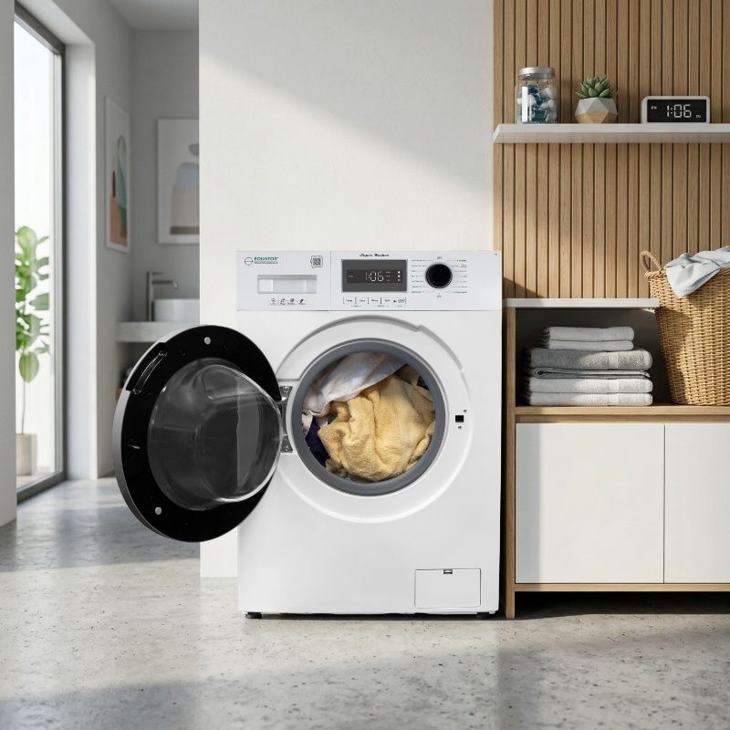 Equator Compact Washer 1.57cf/13lbs POWER WASH 15 Programs 1200rpm 110V