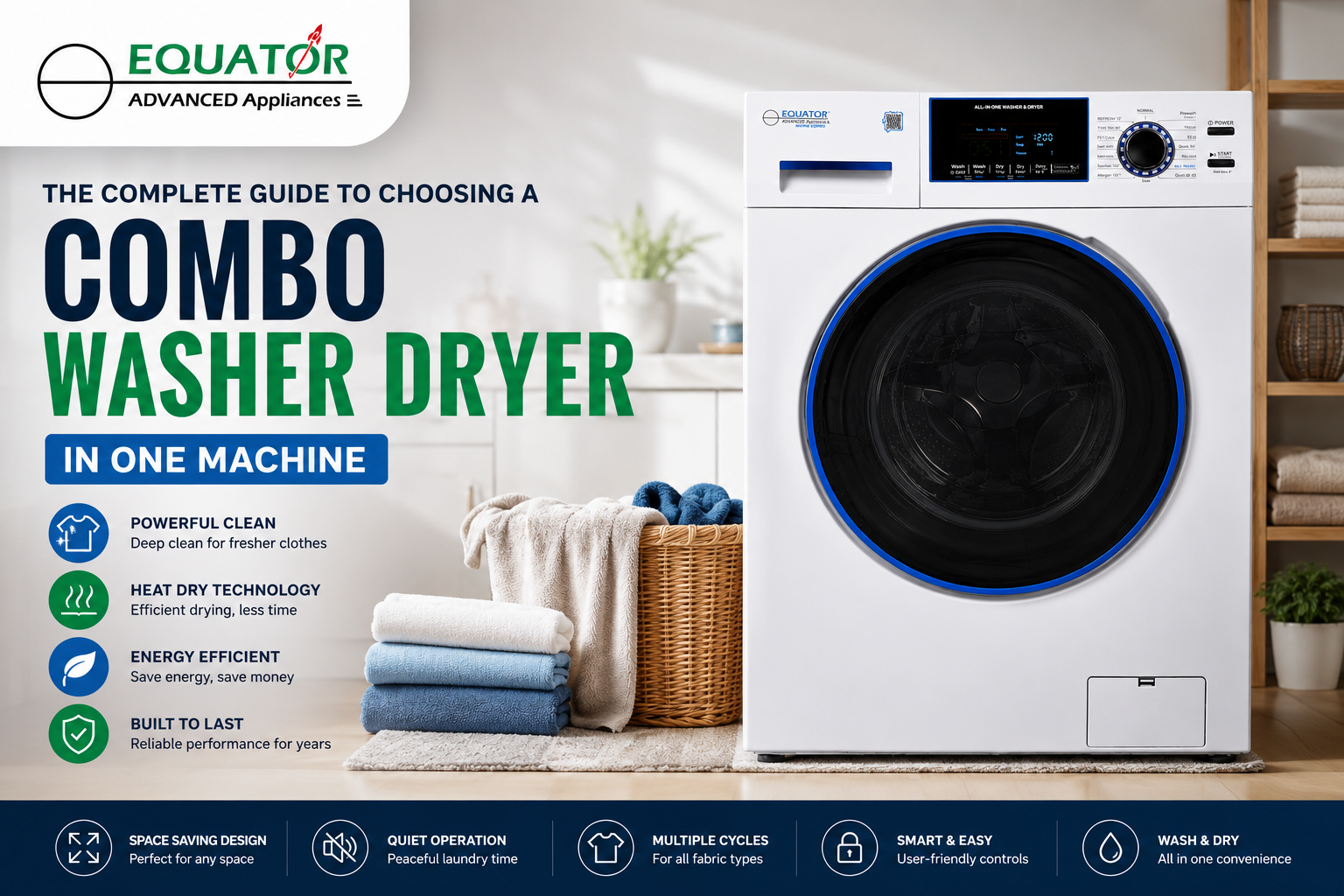 The Complete Guide to Choosing a Washer Dryer Combo in One Machine