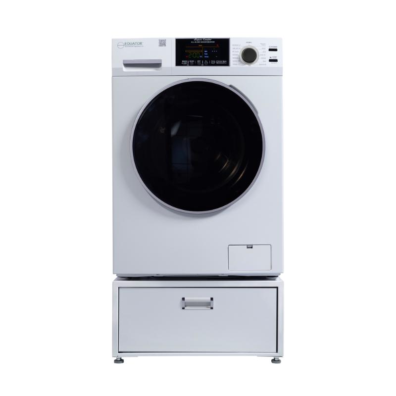 Universal Laundry Pedestal for 24inch Washer, Dryer & Combo with Storage Drawer
