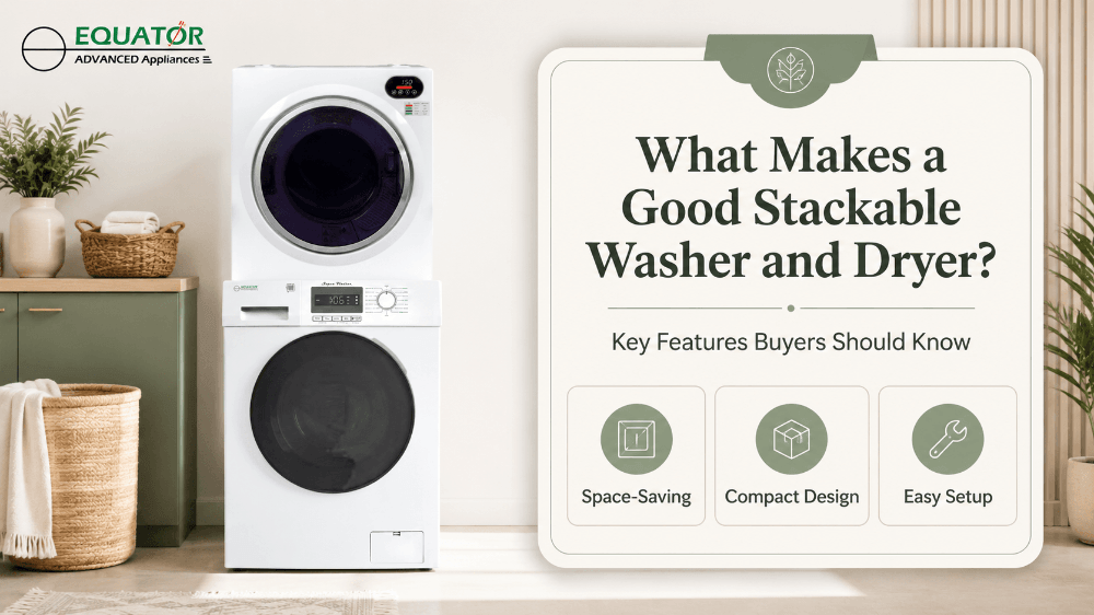 What Makes a Good Stackable Washer and Dryer? Key Features Buyers Should Know