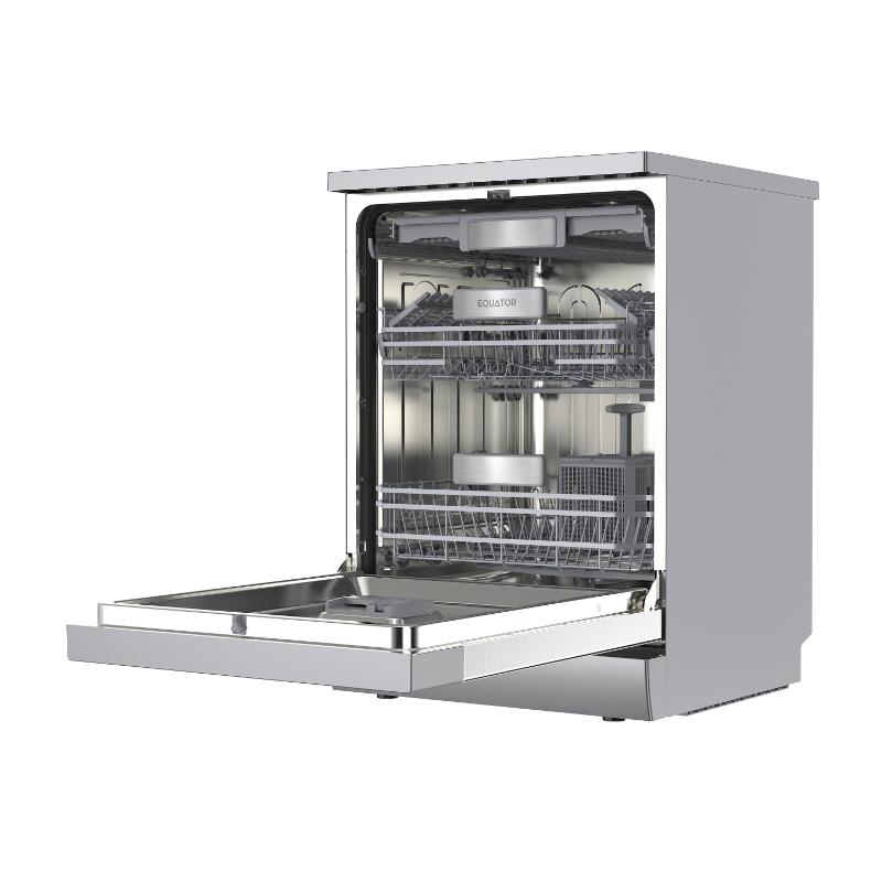 Equator 24 inch Freestanding Dishwasher - 14 Place Settings, 3rd Rack, Stainless Tub Stainless