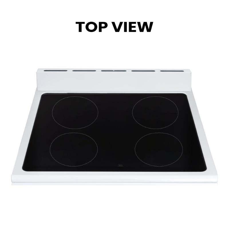 Equator 20 Electric Cooking Range 4 Ceramic Burner CONVECTION OVEN AIR FRYER SS