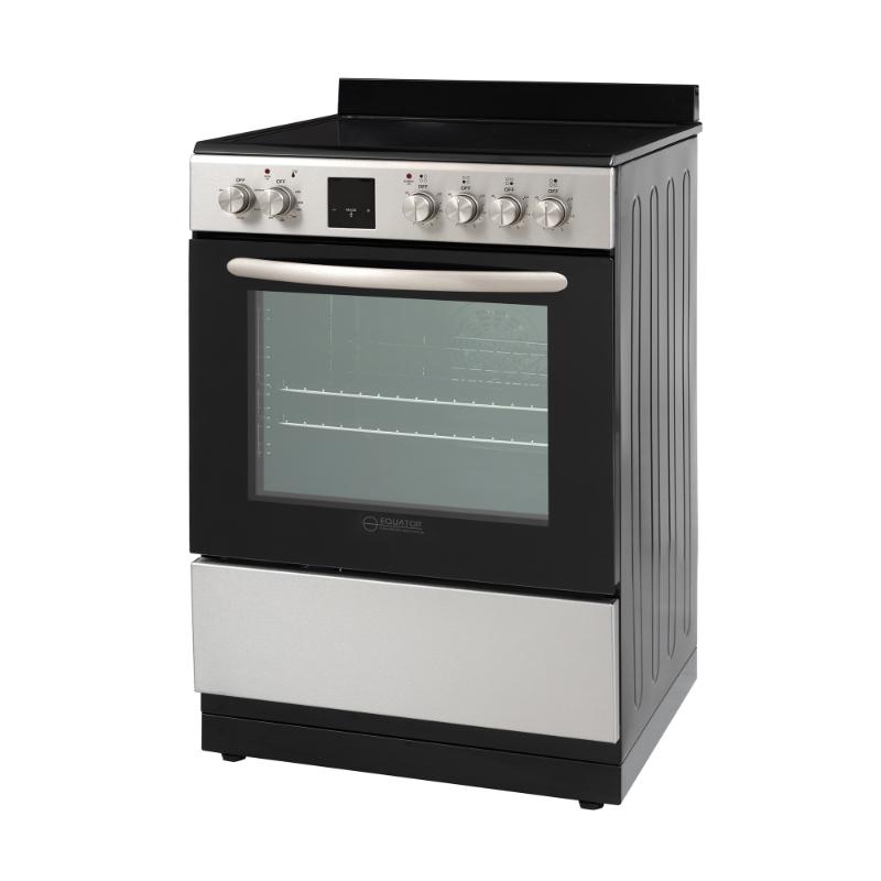 Equator 24 inch Freestanding Electric Cooking Range in Stainless with Convection Oven