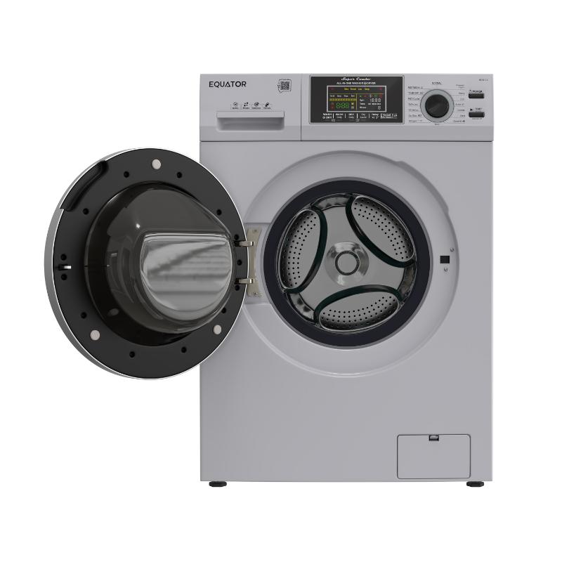 Equator Max All-in-One VENTED/VENTLESS Washer-Dryer 2.5 cf / 26 lbs 1400RPM 110V Silver